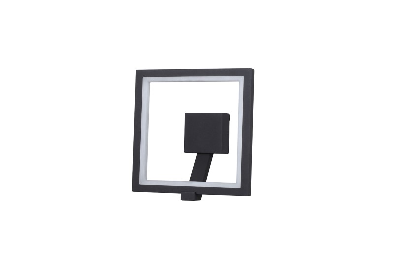 Wall Lamp, 9.5W LED, 3000K, 700lm, IP65, Anthracite - Click Image to Close